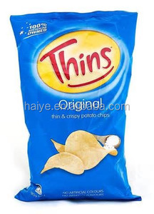 Heat-seal Plastic <strong>Aluminum</strong> <strong>Foil</strong> <strong>Packaging</strong> <strong>Bag</strong> Back Seal Popcorn Puffed Food Potato Chip <strong>Bag</strong> With Tear Open - Product Image 6