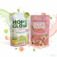 Boisson au jus de pêche The Hope Glow Crystal, complément alimentaire blanchissant pour la peau, poudre de glutathion