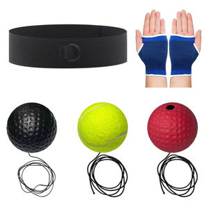 Pelota de Reacción de Boxeo Montada en Diadema, de Plástico, Portátil, para Entrenamiento Físico, para Adultos y Niños - Product Image 3