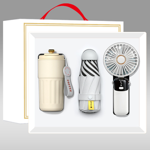 Special Hot Summer <strong>Wedding</strong> Souvenirs Promo <strong>Gift</strong> Mug Capsule Umbrella Foldable Fan <strong>Gift</strong> Set for Guests - Product Image 5