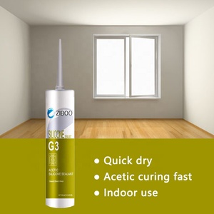 100% Étanche Acétique Un Composant Silicone RTV <span class=keywords><strong>Mastic</strong></span> Pour Le Collage De Verre - Product Image 3