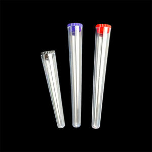 16*112mm konik şekli şeffaf plastik Pop Top tüp ile itme fiş çocuk dayanıklı konileri su geçirmez plastik koni tüp - Product Image 5