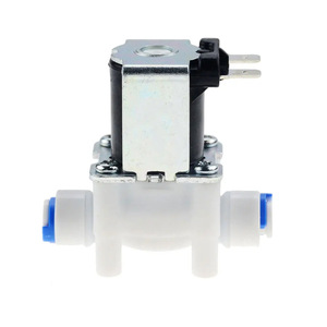 Válvula Solenoide Eléctrica de 1/4\" DC12V/24V Normalmente Cerrada con Diafragma, Interruptor de Flujo de Entrada de Agua para Lavadoras y Barredoras - Product Image 1