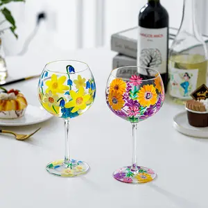 Op Maat Gemaakt Modern Uniek Eenvoudig Luxe Creatief Handgeschilderd Hoog Champagneglas