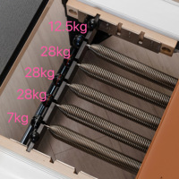 Machine de Pilates Reformer en Aluminium Premium - Durable, Portable, Garantie 5 Ans - Pièces Importées d'Allemagne, Équipement de Studio de Pilates pour le Corps