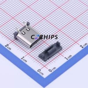 GT-<b>USB</b>-7090A <b>USB</b> <b>Connector</b> SMD <b>Connector</b> ( <b>Connector</b> Type: Type-C )( Protocol Standard: <b>USB</b> 2.0 )( Gender: Female ) - Product Image 1