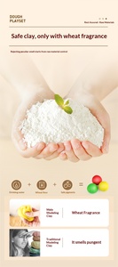 Pâte à <span class=keywords><strong>modeler</strong></span> comestible biologique en 6 couleurs, non toxique, jouet sensoriel sûr pour les enfants de 3 ans et plus - Product Image 5