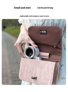 Ventilateur miniature sans balais amélioré 180 °   Ventilateur portable rechargeable pliable <span class=keywords><strong>à</strong></span> 5 vitesses, turbo, pour la maison, la voiture et l'extérieur - Product Image 6