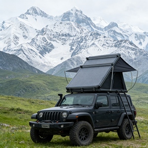 Tente de toit rigide pour 4 personnes avec bâche de protection contre la pluie, économique mais durable, idéale pour la famille – Direct usine - Product Image 2