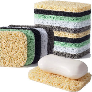 Almohadillas Elevadoras para Jabón Personalizadas al por Mayor, Bandeja para Jabón Libre de PVC, Soporte Cuadrado de Silicona para Jabón de Baño <span class=keywords><strong>y</strong></span> <span class=keywords><strong>Ducha</strong></span>, Antideslizante <span class=keywords><strong>y</strong></span> Autodrenante - Product Image 4