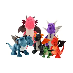 Botu yeni sıcak 35cm Kawaii dinozor peluş oyuncaklar yaratıcı sevimli yumuşak yastık promosyon oyuncaklar hediyeler dolması ejderha peluş oyuncaklar