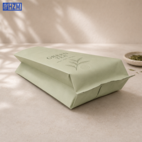 Bolsa con fuelle personalizada para envasado de té, café en polvo, a prueba de humedad, sellado al vacío, sellado trasero, bolsa para envasado de alimentos