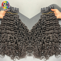 Paquetes de cabello humano Sdd Pixie Curls 14A Proveedores de cabello crudo de un solo donante Super Double Drawn Raw Vietnamese Pixie Curl Bundle