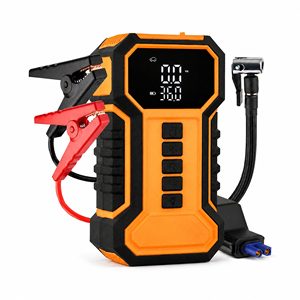 Avviatore d'Emergenza per <span class=keywords><strong>Auto</strong></span> 14.8V 8000mAh 1000A con Compressore d'Aria, USB 5V/2A, <span class=keywords><strong>Accendisigari</strong></span> per Veicoli a Benzina fino a 3.5L - Product Image 1