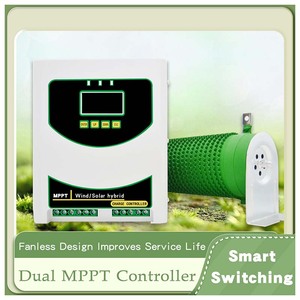 ตัวควบคุมพลังงานแสงอาทิตย์ไฮบริด MPPT ประสิทธิภาพสูง (500W-3000W แผงพลังงานแสงอาทิตย์800W-3000W) JN-T-MPPT-W30 LED 12V/24V/48V - Product Image 2