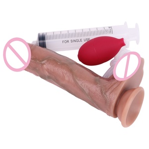SXXY Silicone Large Realistic Ejaculation <b>Dildo</b> Lifelike Blood Vessel Squirting Penis With Sucker Sex Toy for Women Anal Massage - Product Image 6