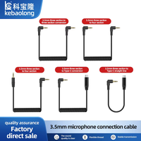 Microphone 3.5mm connecté à la carte son du téléphone portable Appareil photo numérique en direct Type-c transféré au câble audio OTG