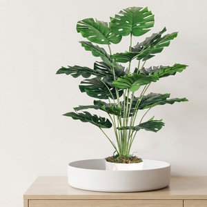 Piante Decorative Artificiali, Foglie in Plastica, Bonsai Artificiale, Decorazione con Piante in Vaso, Alberi Finti all'Ingrosso - Product Image 1