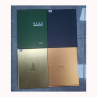Panneaux muraux en bois texturé, série couleurs marbre et roche, série couleurs unies, livre d'échantillons