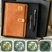 Articles de bureau Journal d'écriture quotidien haut de gamme avec cinq fentes pour cartes Papier ligné Business Vegan Leather Notebook Journal Planner