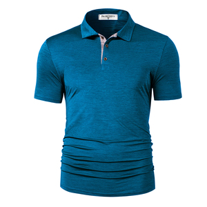 OEM logotipo personalizado anti-arrugas hombres manga corta rápido seco golf camiseta <span class=keywords><strong>polo</strong></span> - Product Image 3