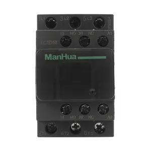 Manhua LC1D18 दीन रेल एसी Contactor इलेक्ट्रिक चुंबकीय Contactor 3P 32A 220VAC 380VAC 24VAC के लिए लिफ्ट