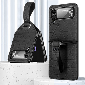 โรงงานฮวนมินขายตรง: เคสโทรศัพท์พับได้รุ่นใหม่ Flip4 Carlochi Series ทันสมัย มีหลายสี และกันกระแทก - Product Image 2