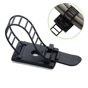 Điện Dây cáp u-bolt Rod để kẹp cáp Gripper dây chủ sở hữu nhựa Cable Clips Fixer Fastener Organizer chủ - Product Image 1