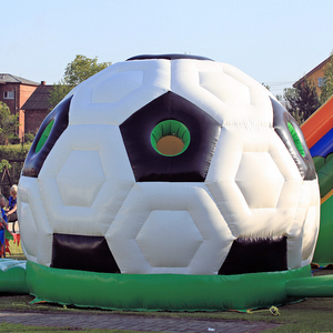 Castillo Inflable Comercial para Alquiler, Castillo Hinchable Infantil con Forma de Fútbol, Brincolín Inflable con Forma de Balón de Fútbol - Product Image 1