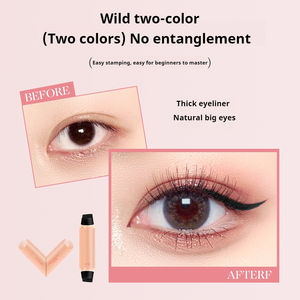 <span class=keywords><strong>Eyeliner</strong></span> Liquido YANGMEI OEM Impermeabile <span class=keywords><strong>a</strong></span> <span class=keywords><strong>Lunga</strong></span> Durata, 2 Colori, Doppia Punta Rotante con Timbro per Bellezza Femminile - Product Image 5