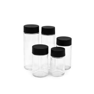 Groothandel Hoge Kwaliteit 5-pack 10-pack meerdere glazen potten met kindveilige dop - Product Image 3