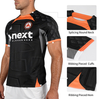 Chinesische Fabrik Maßgeschneiderte Jacquard-Fußballtrikots OEM/ODM Professionelle Atmungsaktive Fußballshirts Sportuniform für Teams & Vereine