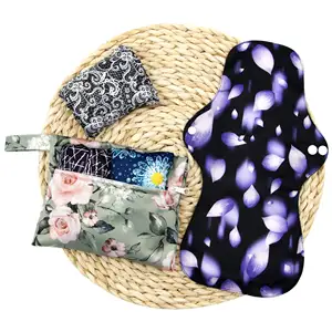 Wholesale new design women Menstrual pad wet bag Waterproof sanitary pad wet and dry bag