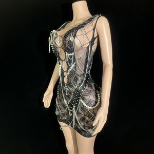 Novance Y3628-B çin toptan giyim lüks parlak seksi kulüp elbiseler zarif doğum günü partisi kokteyl elbise balo gece için - Product Image 2