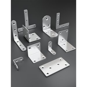 L Bracket <b>Shelf</b> Support Metal <b>Corner</b> Braces For Furniture And <b>Wall</b> Mounting - Product Image 1