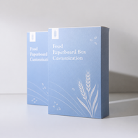 Boîte en carton blanc de qualité alimentaire avec tiroir coulissant personnalisé pour les collations, les biscuits et les emballages cadeaux