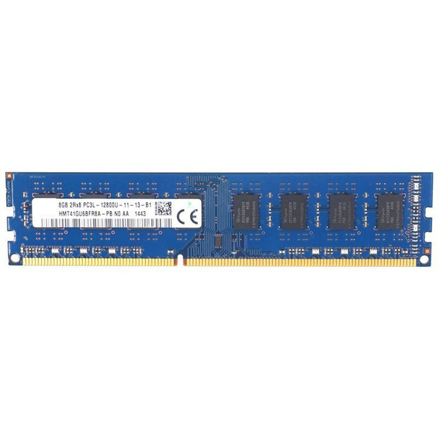 SK Desktop Memory Rams DDR3 8GB 2Rx8 PC3L-12800S Low Voltage 1.35V Memoria Module Rams for Desktop HMT41GU6BFR8A-PB