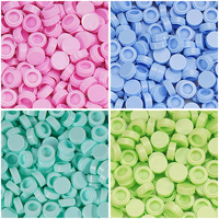1000g de remplissage pour boules faites à la main, motifs ronds, cœurs, fleurs, compatible avec les accessoires d'assemblage de scènes MOC, garniture souple