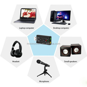 <strong>USB</strong> <strong>Sound</strong> Adapter Cm108 Audio Adapter 3D Virtual <strong>7.1</strong> Channel Microphone Speaker Laptop Desktop Computer 5.1 <strong>USB</strong> <strong>Sound</strong> <strong>Card</strong> - Product Image 5