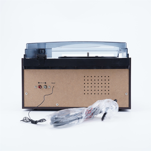 Cina fabbrica wireless <span class=keywords><strong>vintage</strong></span> high end dj giradischi 3 velocità in vinile giradischi giocatore con cassetta cd per la vendita - Product Image 5