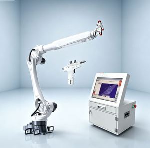 Robot de peinture par pulvérisation 6 axes pour vernis uniforme et apprêt, haute précision pour les usines de boîtiers électroniques - Product Image 1