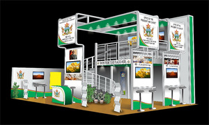 China <span class=keywords><strong>de</strong></span> aluminio grande doble cubierta stand con la etapa, feria, portátil cabina <span class=keywords><strong>de</strong></span> seguridad - Product Image 5