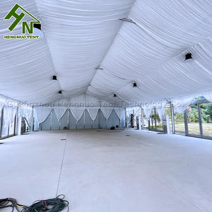 Tente <span class=keywords><strong>de</strong></span> noce <span class=keywords><strong>de</strong></span> chapiteau d'alliage d'aluminium <span class=keywords><strong>de</strong></span> 15 x <span class=keywords><strong>de</strong></span> 20m avec les murs <span class=keywords><strong>de</strong></span> verre trempé et les portes en verre pour le banquet - Product Image 6