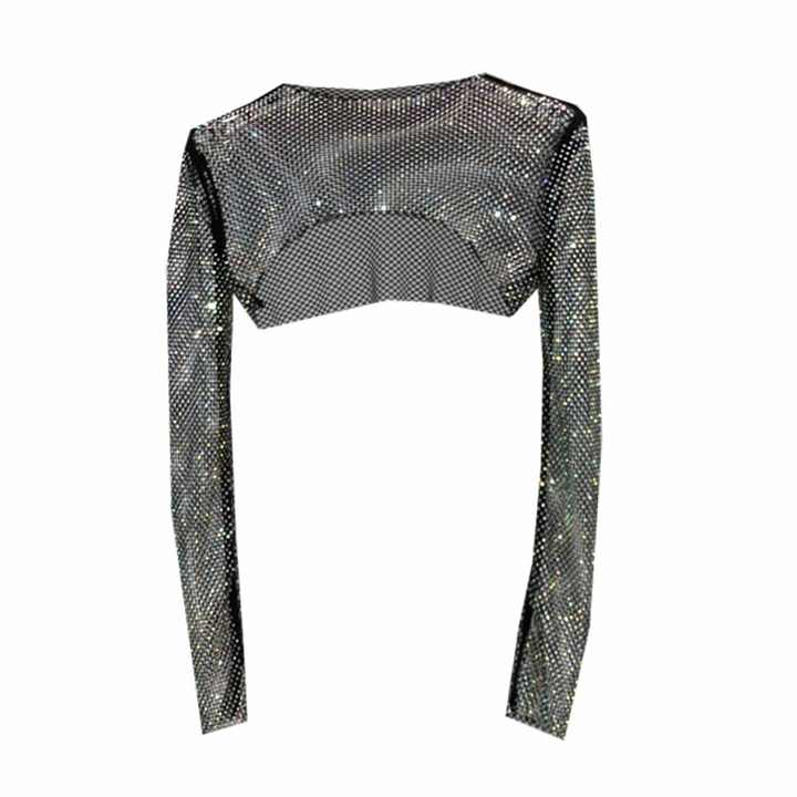 fishnet diamond top