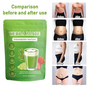 Etiqueta privada Yerba Mate Suplemento para Focus Memory Energy Support Fresa Matcha Sabor Yerba Mate Instant Matcha Powder - Product Image 5