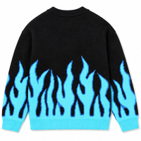 Pull Homme Décontracté Personnalisable avec LOGO, Motif Jacquard, Col Rond, Manches Longues, en Tricot pour Hiver