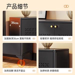 Meuble à chaussures en acier anti-poussière multi-niveaux pour la maison, rangement pour entrée et couloir, usage adulte - Product Image 2