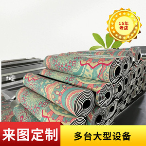 <b>TPE</b> Yoga Mat Non Slip Eco Friendly With Carrying Bag And Strap For Universal Use - Product Image 2