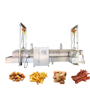 Freidora automática de patatas fritas, máquina para freír patatas fritas