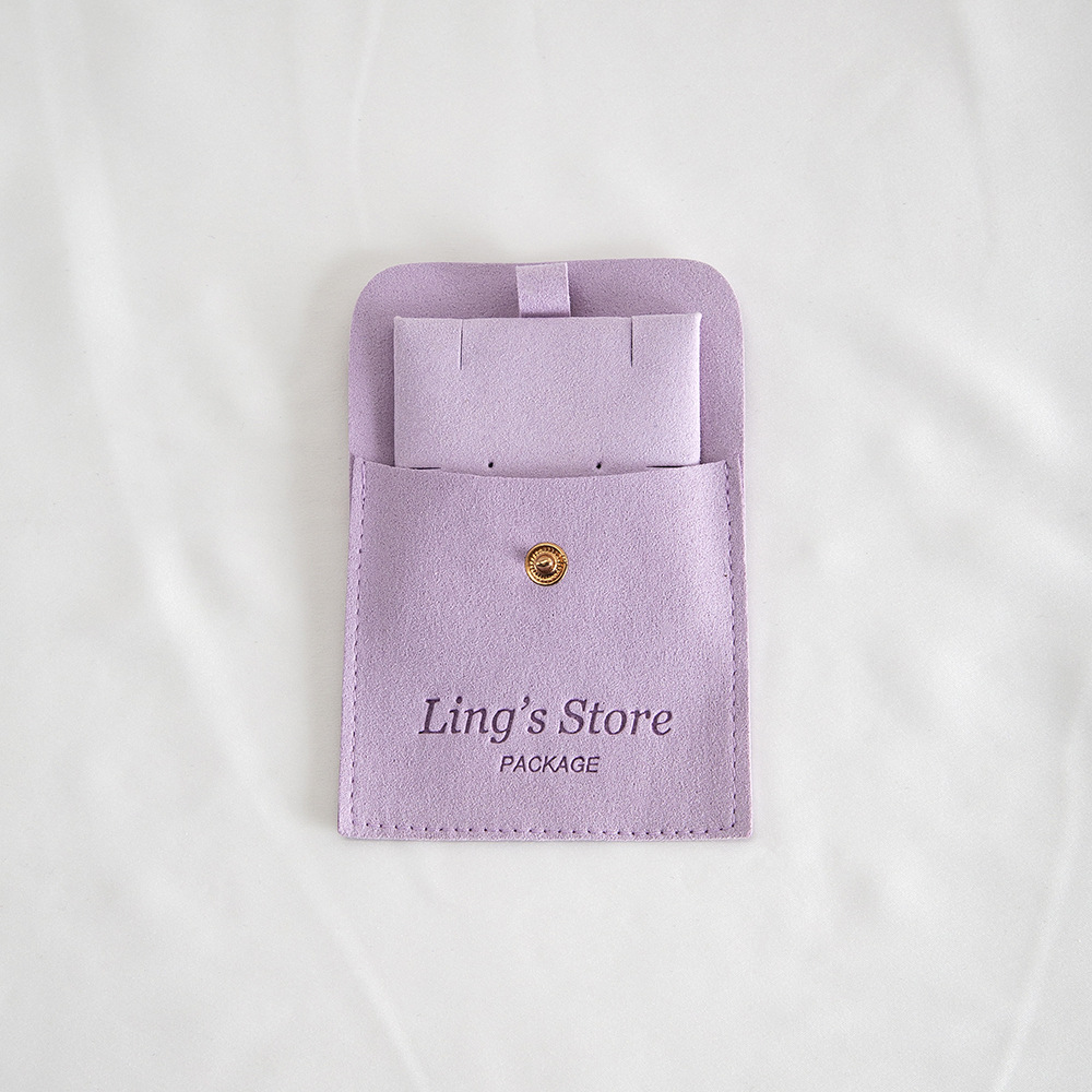 Violet clair (un ensemble de sac et porte-carte)